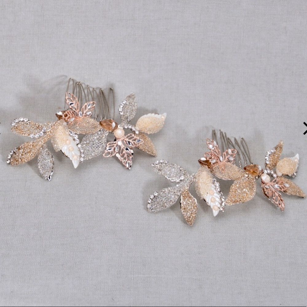 Maria Elena Wedding Hair Clips - Eliza